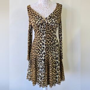 Fuzzi Leopard Dress